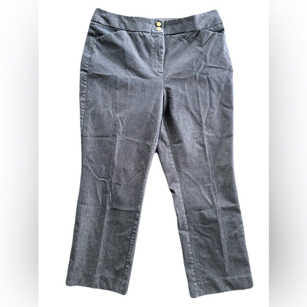 CHICOS Woven Straight-Leg Pants, Like New